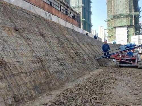 龙子湖建筑边坡支护